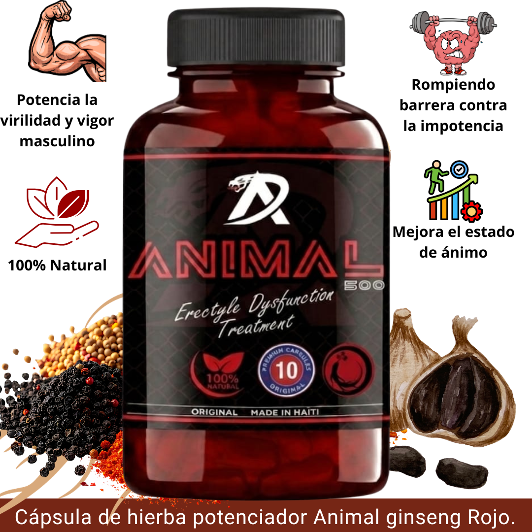 Potenciador sexual masculino Cápsula animal 10UN - Imagen 2