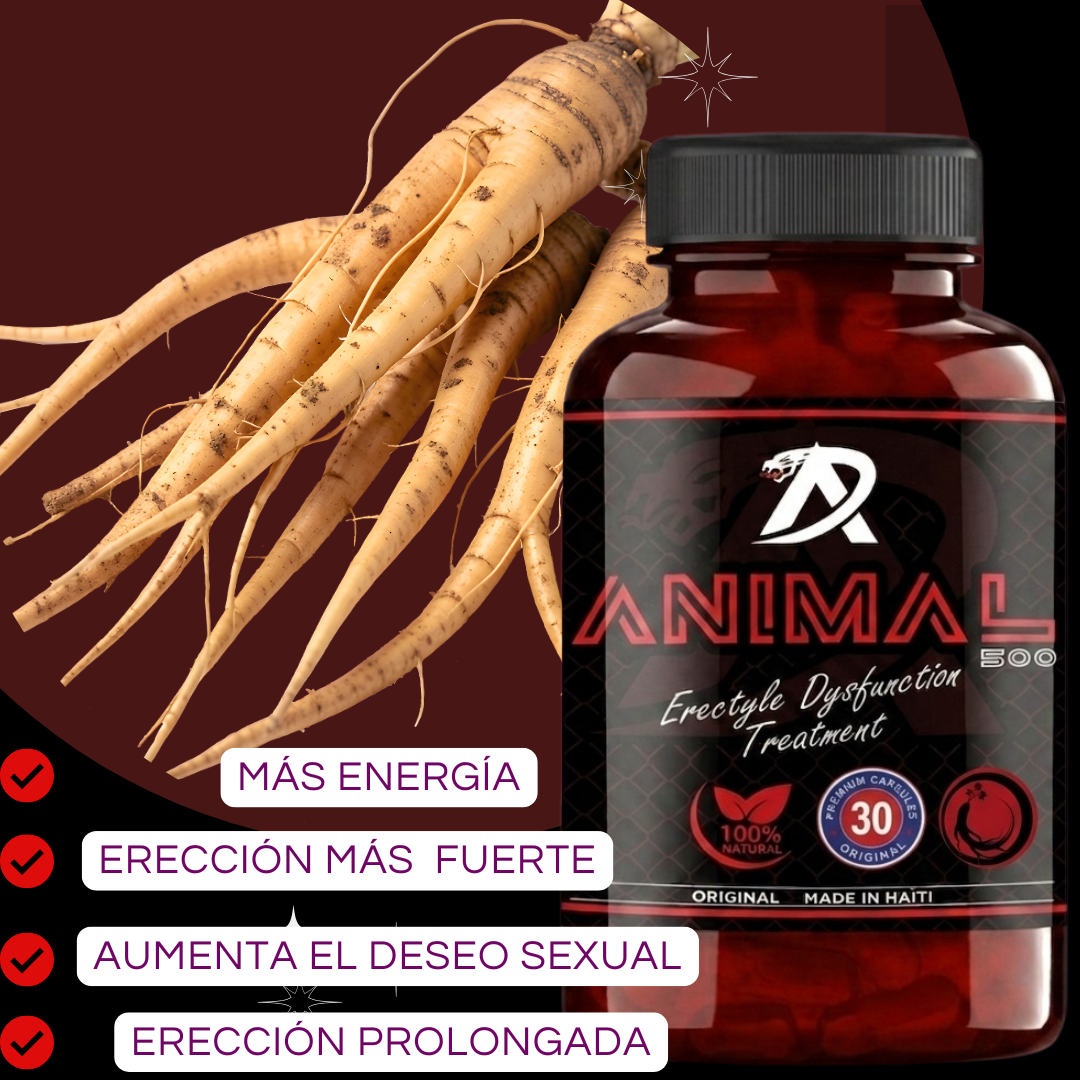 Potenciador sexual masculino cápsula animal 30UN - Imagen 2
